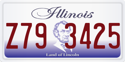 IL license plate Z793425