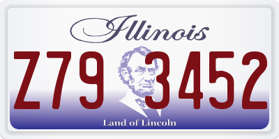 IL license plate Z793452