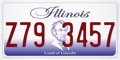 IL license plate Z793457