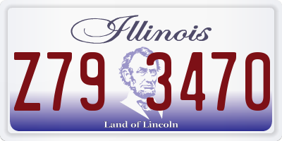 IL license plate Z793470
