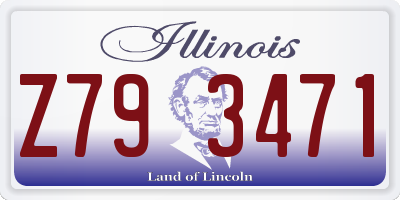 IL license plate Z793471