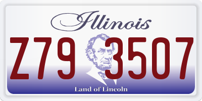 IL license plate Z793507