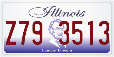 IL license plate Z793513