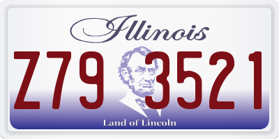 IL license plate Z793521
