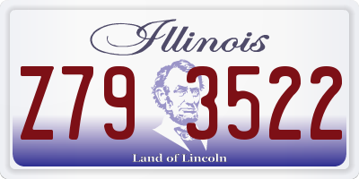 IL license plate Z793522