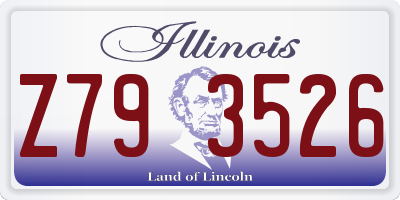 IL license plate Z793526