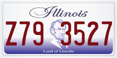 IL license plate Z793527