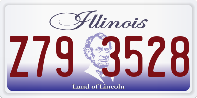 IL license plate Z793528