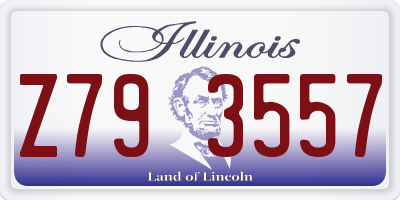 IL license plate Z793557