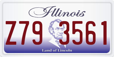 IL license plate Z793561