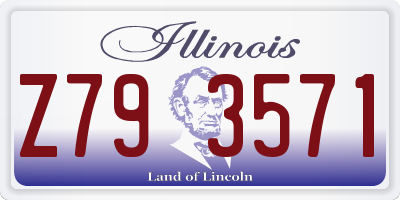 IL license plate Z793571