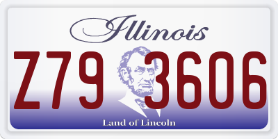 IL license plate Z793606