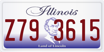 IL license plate Z793615