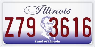 IL license plate Z793616