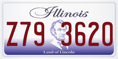 IL license plate Z793620