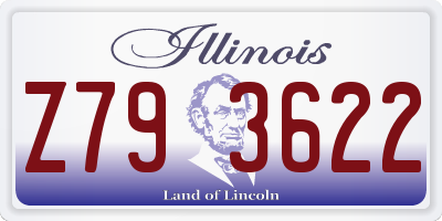 IL license plate Z793622