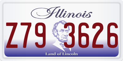 IL license plate Z793626