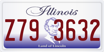IL license plate Z793632