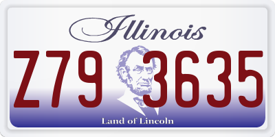 IL license plate Z793635