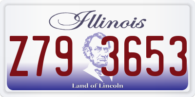 IL license plate Z793653