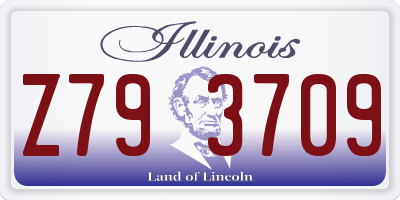 IL license plate Z793709
