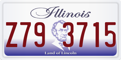IL license plate Z793715