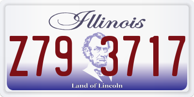 IL license plate Z793717