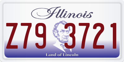 IL license plate Z793721