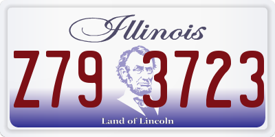 IL license plate Z793723