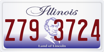 IL license plate Z793724
