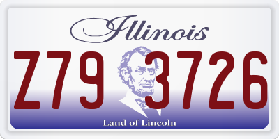 IL license plate Z793726