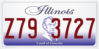 IL license plate Z793727
