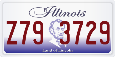 IL license plate Z793729