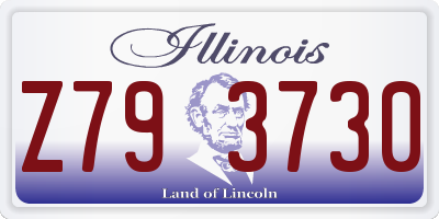 IL license plate Z793730