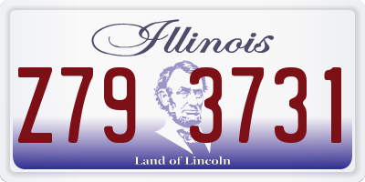 IL license plate Z793731