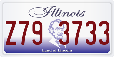 IL license plate Z793733