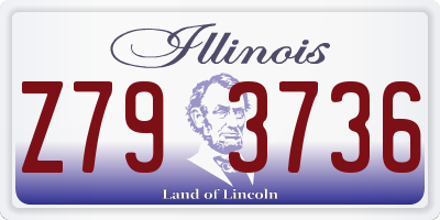 IL license plate Z793736
