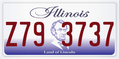 IL license plate Z793737