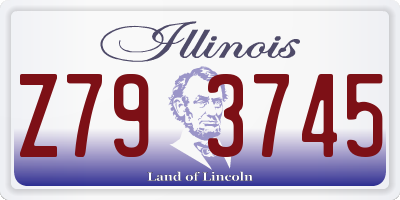 IL license plate Z793745