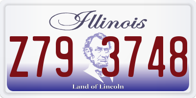 IL license plate Z793748