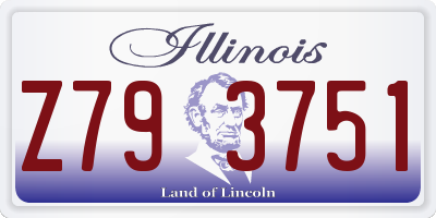 IL license plate Z793751