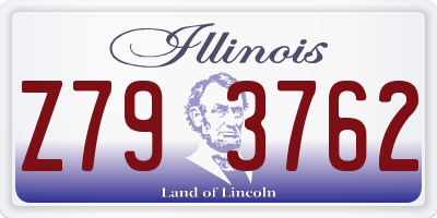 IL license plate Z793762
