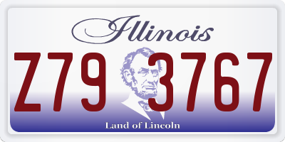 IL license plate Z793767
