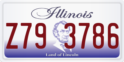 IL license plate Z793786