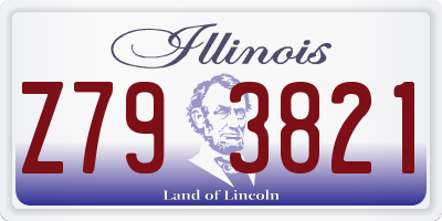 IL license plate Z793821