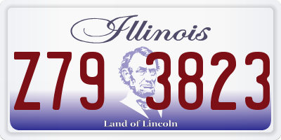 IL license plate Z793823