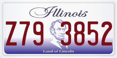 IL license plate Z793852