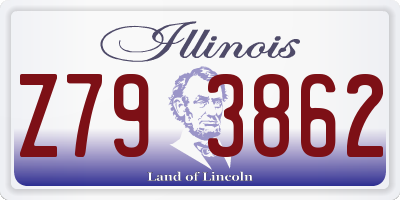 IL license plate Z793862