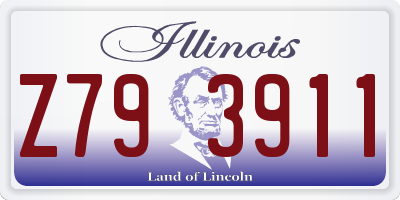 IL license plate Z793911