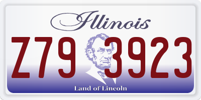 IL license plate Z793923